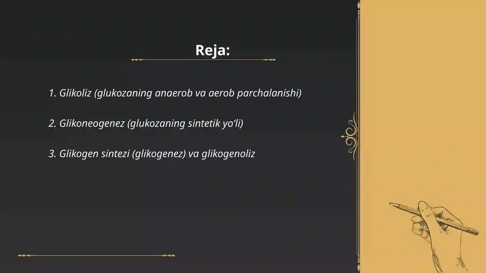 Uglevodlarning almashinuvi 2