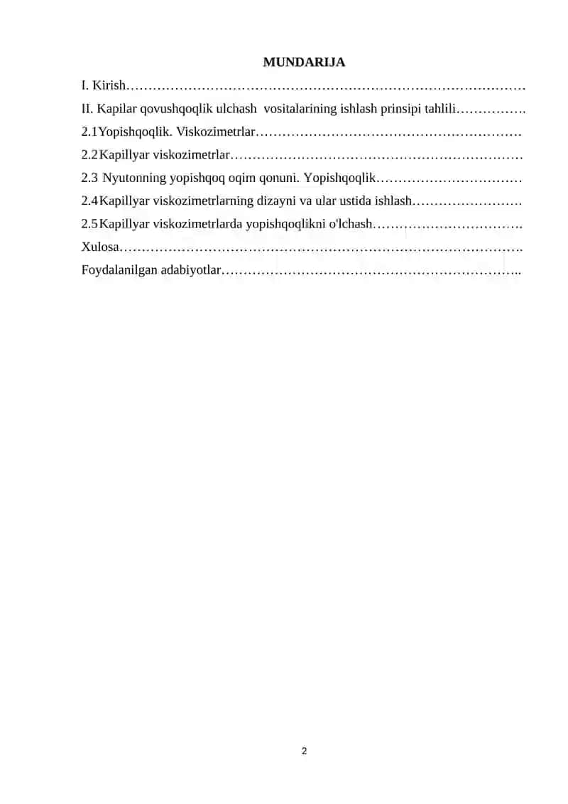 Kapilar qovushqoqlik ulchash vositalarining ishlash prinsipi tahlili 2