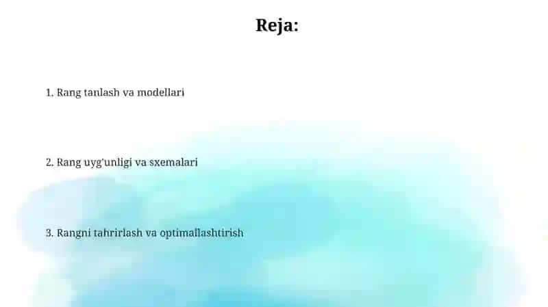Vektorli grafik muharrirda ranglar bilan ishlash 2