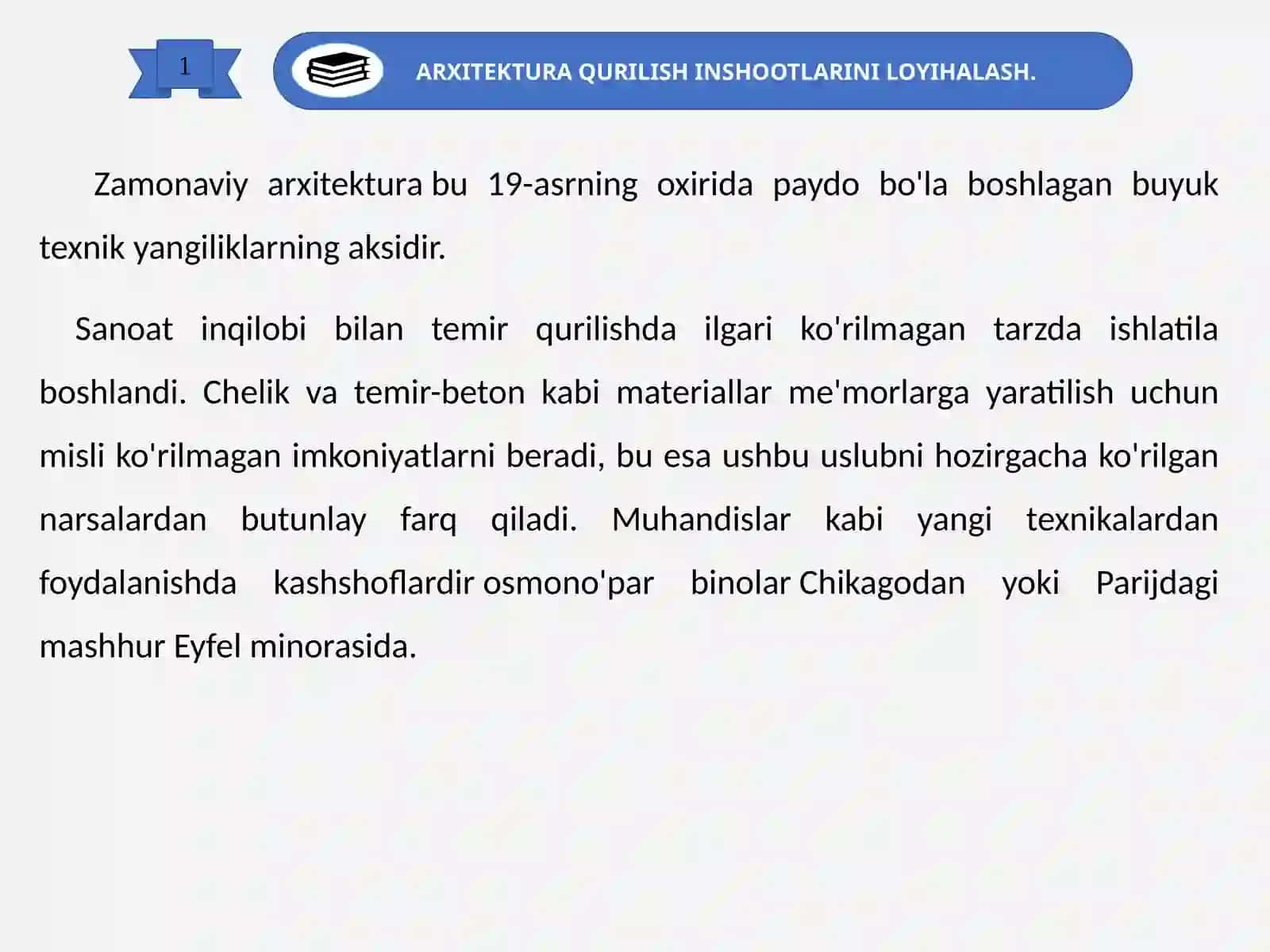 Arxitekturaasoslari-inson o'lchovlari 2