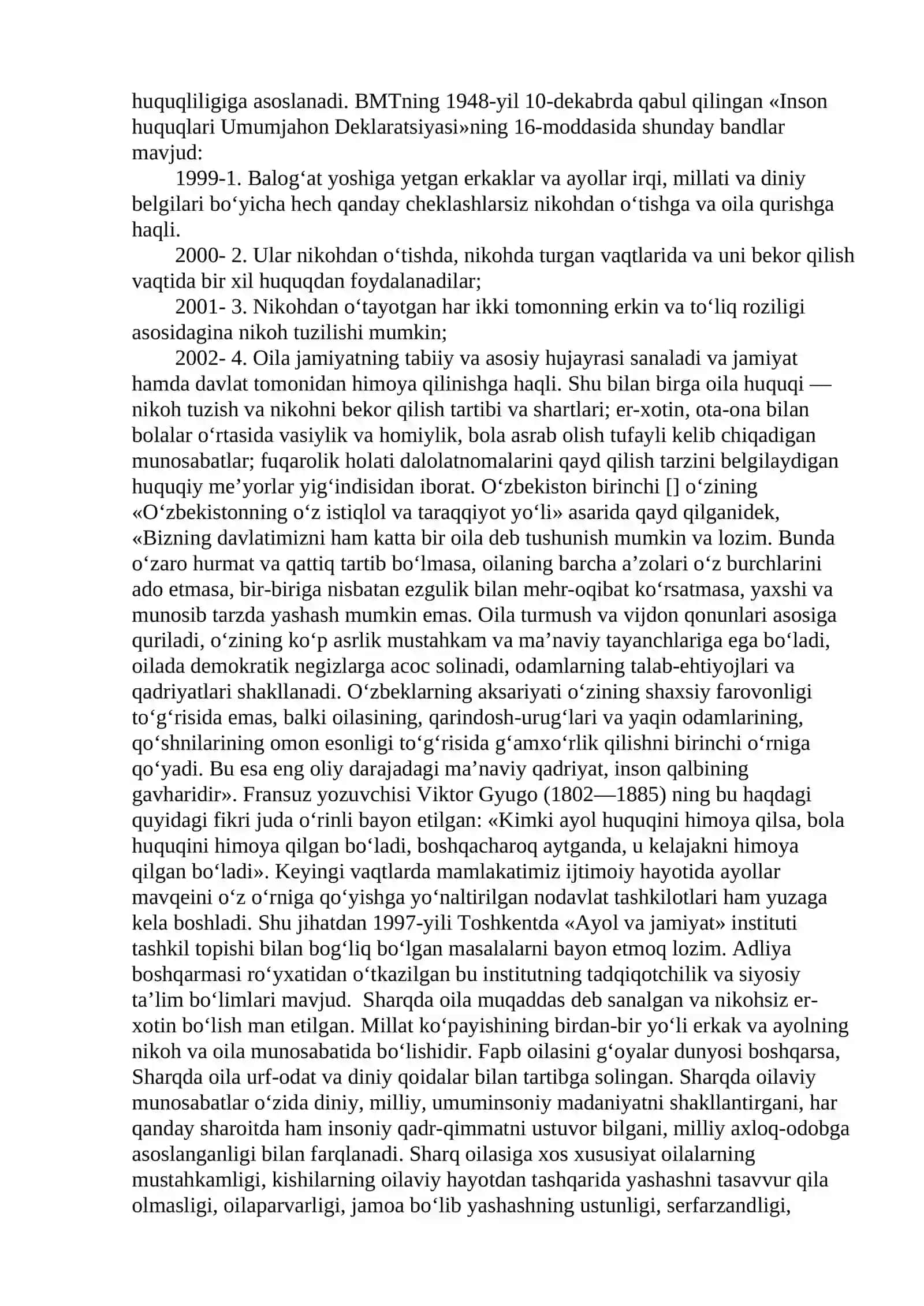 Zamonaviy oilalar rivojining o‘ziga xos xususiyatlari 2