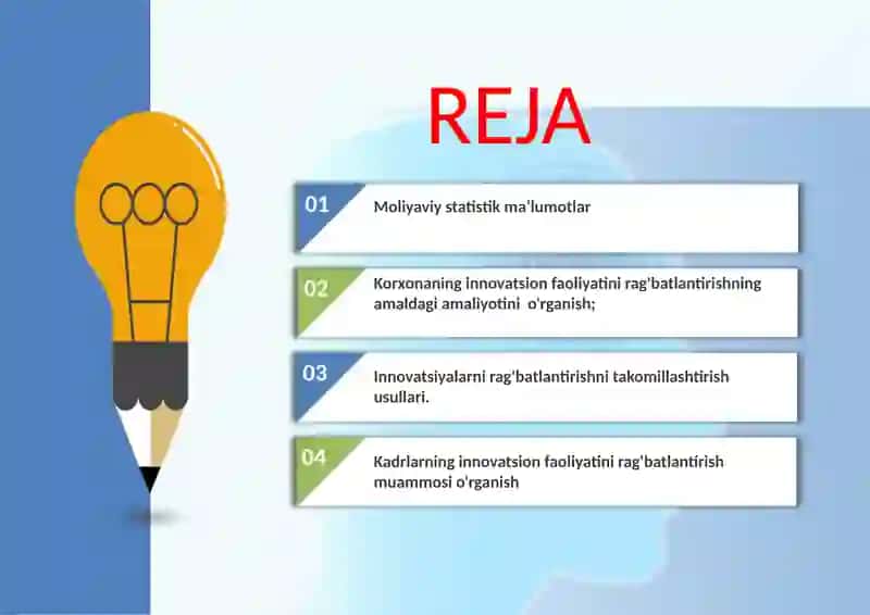 Innovatsion faoliyatning moliyaviy rag'batlantirish usullari 2