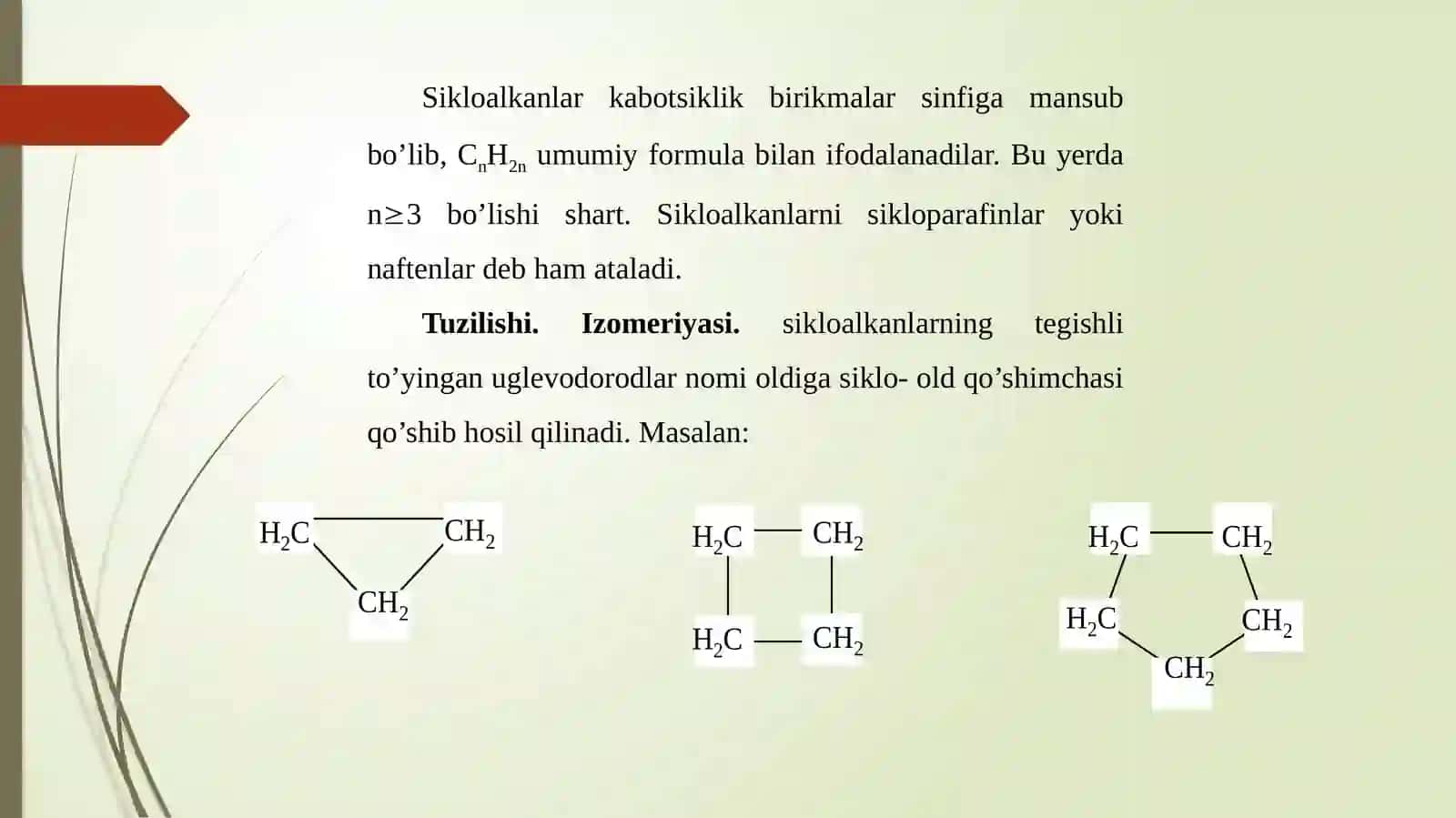 Sikloalkanlar 2