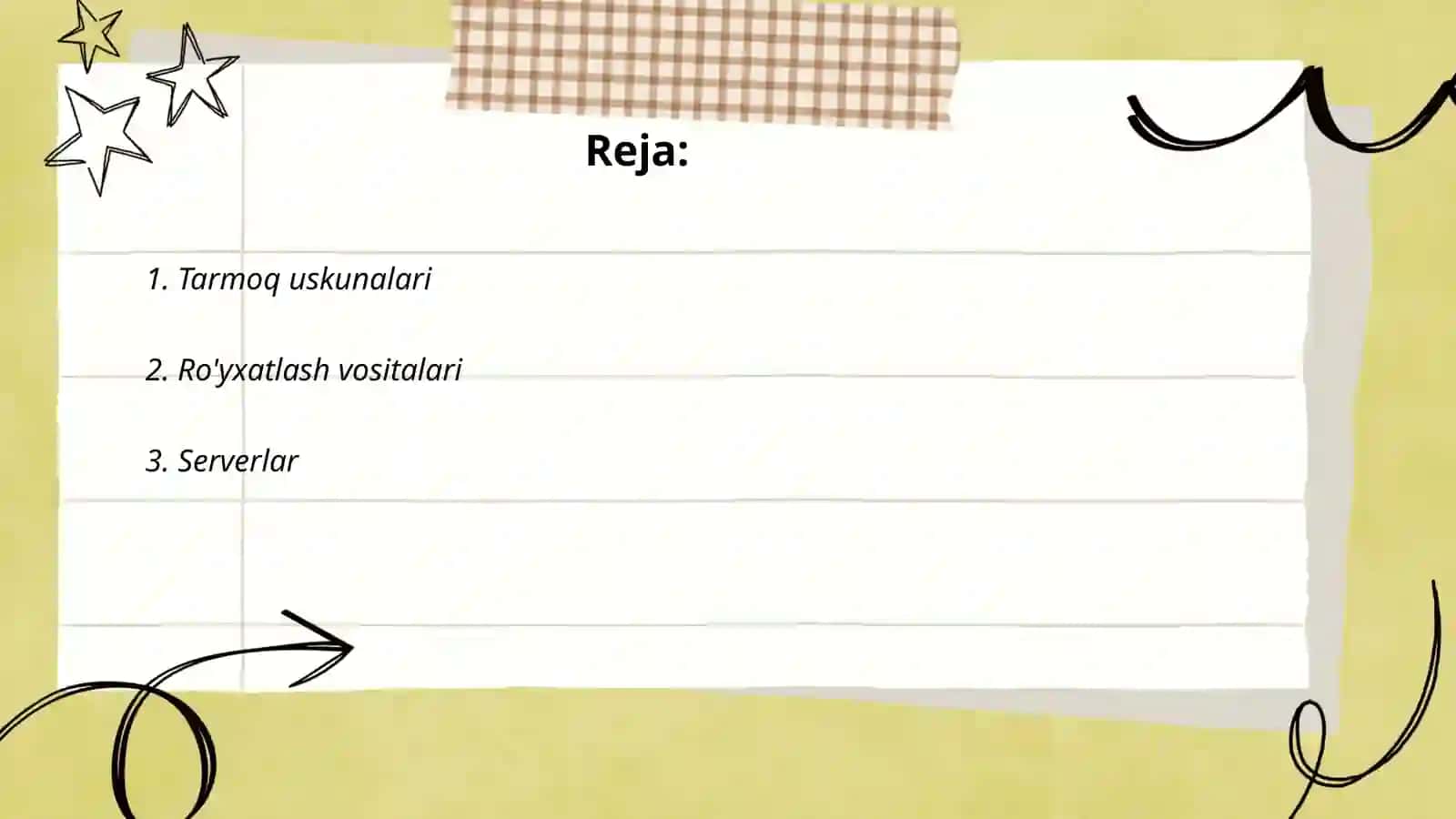 Kompyuter tarmoqlari komponentlari 2