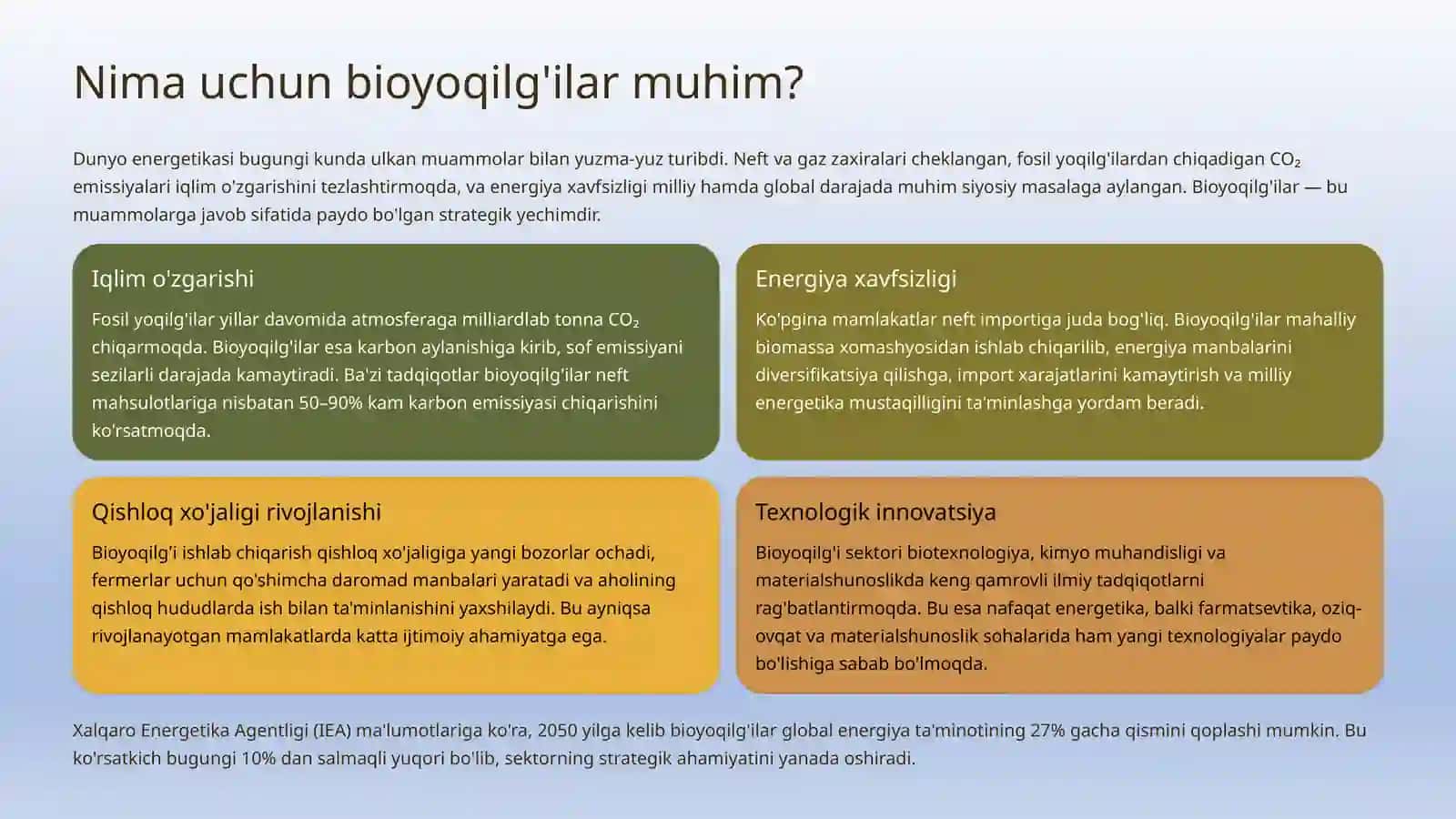 Bioyoqilg'ilar olish texnologiyasi 2