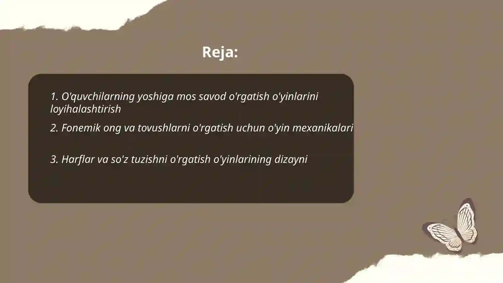 O'quvchilarning yoshiga mos savod o'rgatish o'yinlarini loyihalashtirish 2