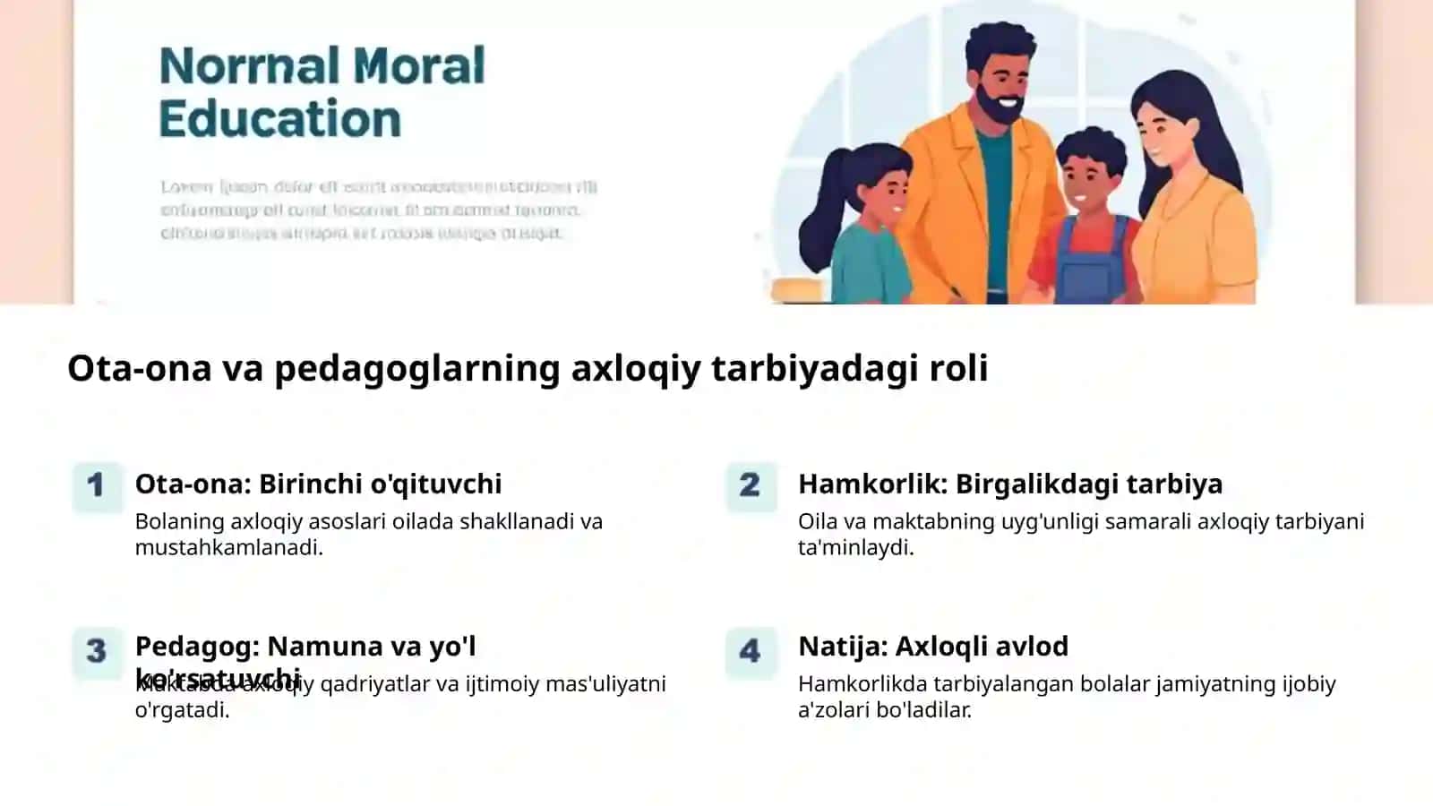 Kichkintoylarni axloqiy tarbiyalash asoslari 2
