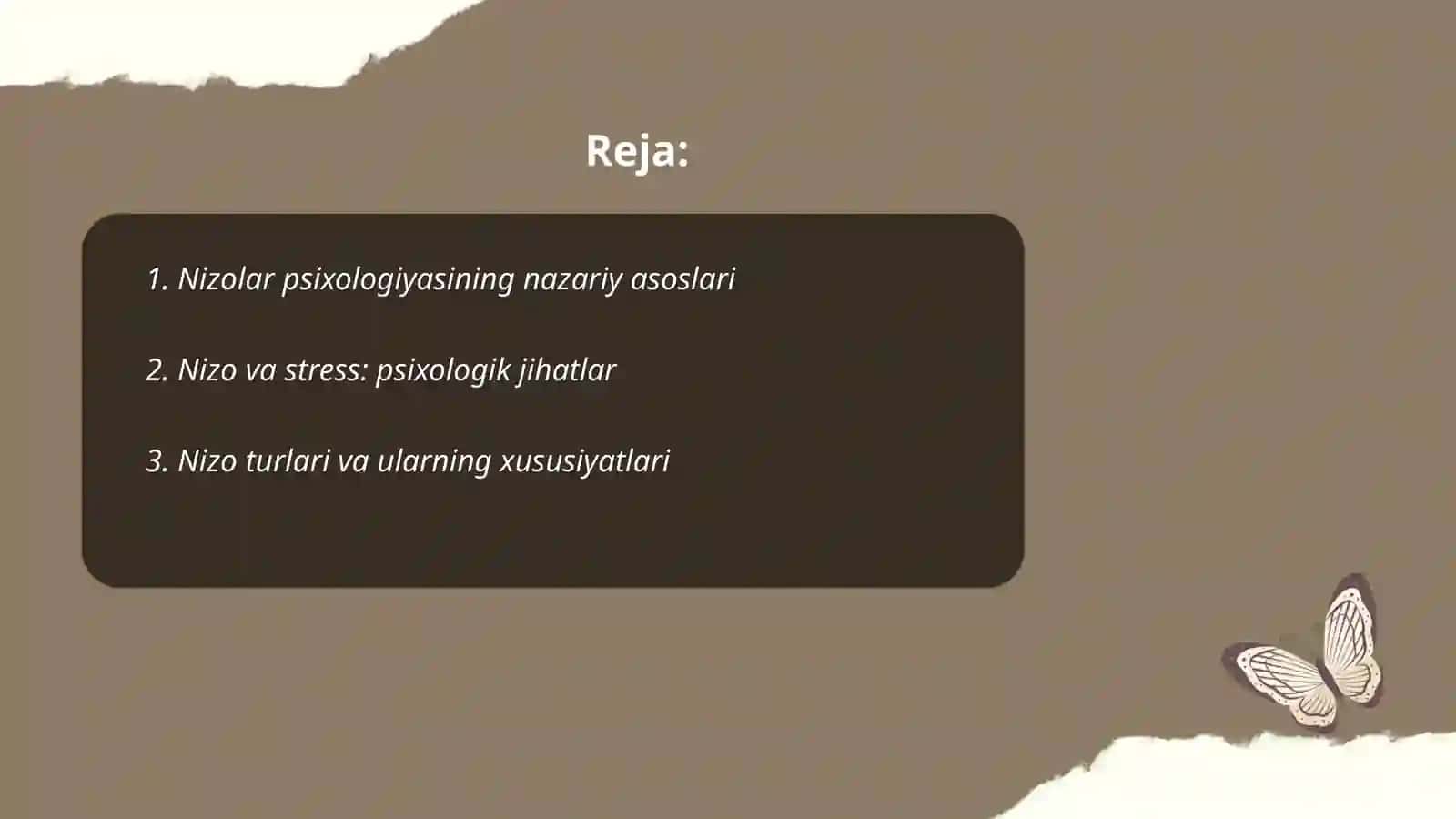 Nizolar psixologiyasi 2