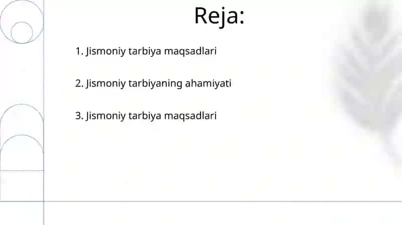 Jismoniy tarbiyaning maqsad va vazifalari 2