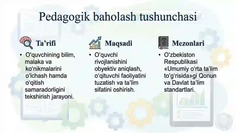 Pedagogik baholashda test texnologiyalarini roli 2