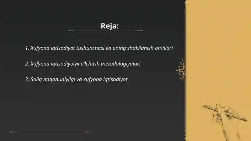 Xufyona iqtisodiyot va korrupsiyaga qarshi kurash 2