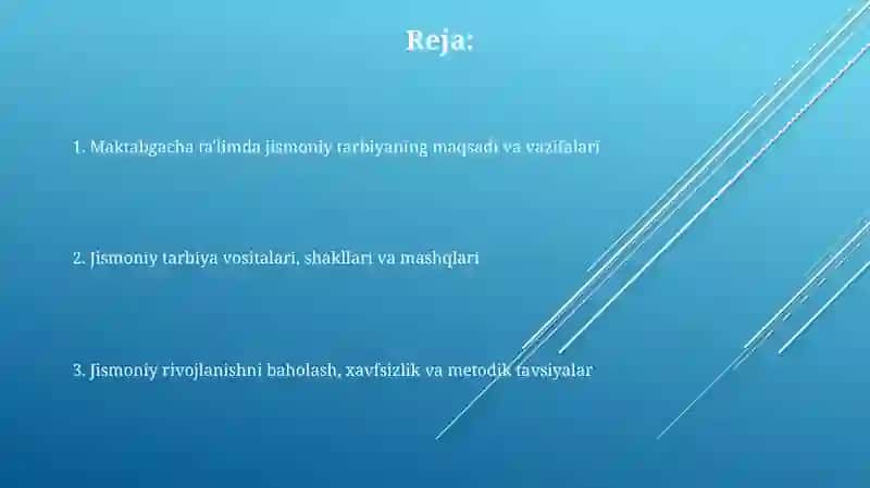 Maktabgacha taʼlimda jismoniy tarbiya 2