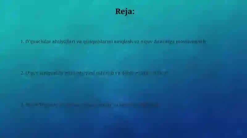 O'quvchilarning Ehtiyojlarini Aniqlash Usullari 2