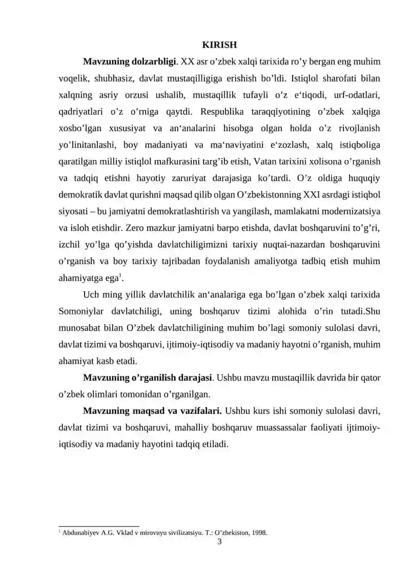 SOMONIYLAR DAVLAT BOSHQARUVI VA MUDOFA TIZIMI 2