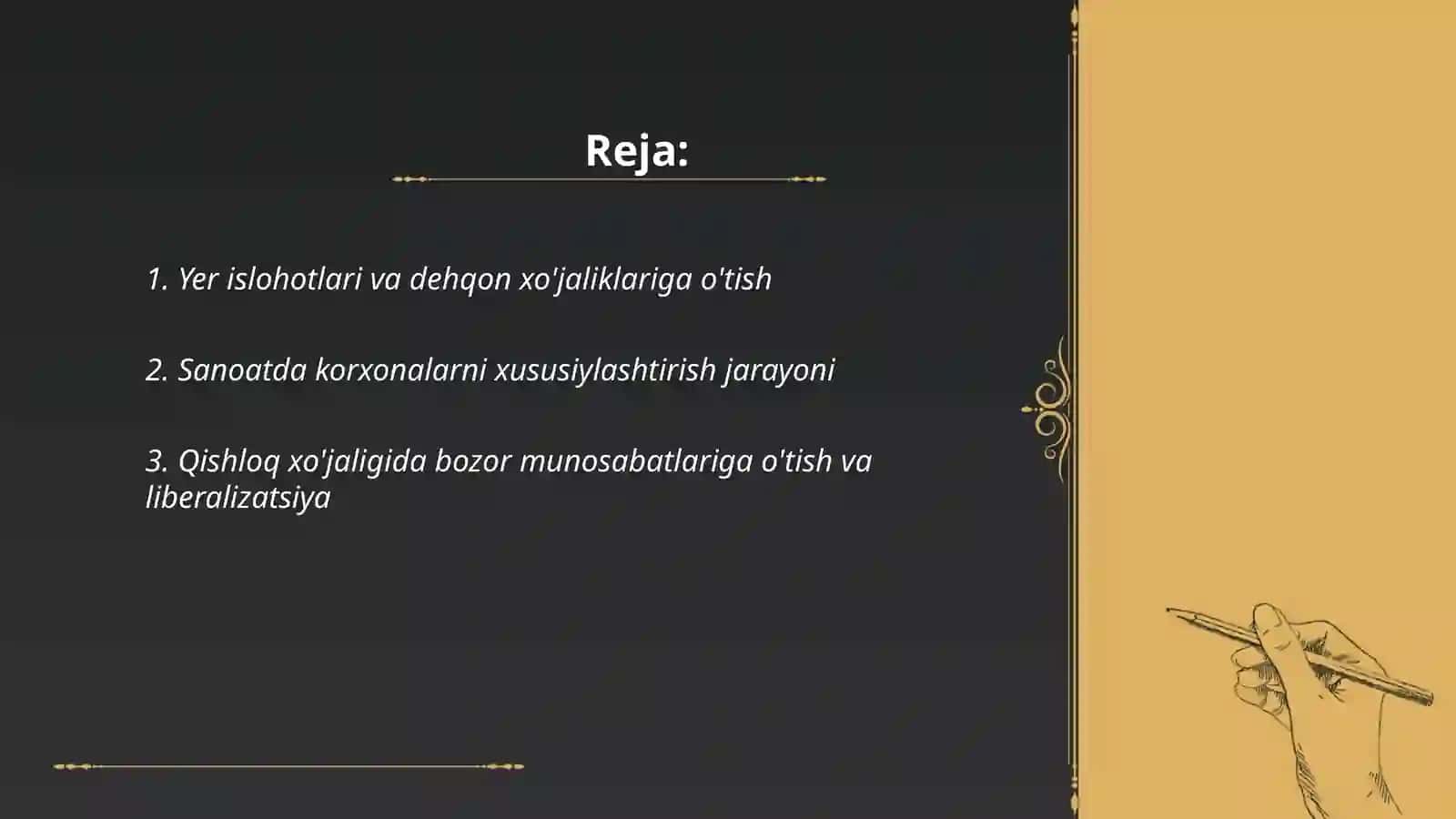 Mustaqillik yillarida qishloq xo'jaligi va sanoat sohasidagi o'zgarishlar 2