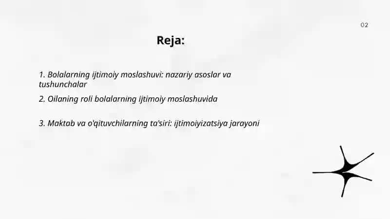 Bolalarning ijtimoiy moslashuvi va sotsiologik nazariyalar 2