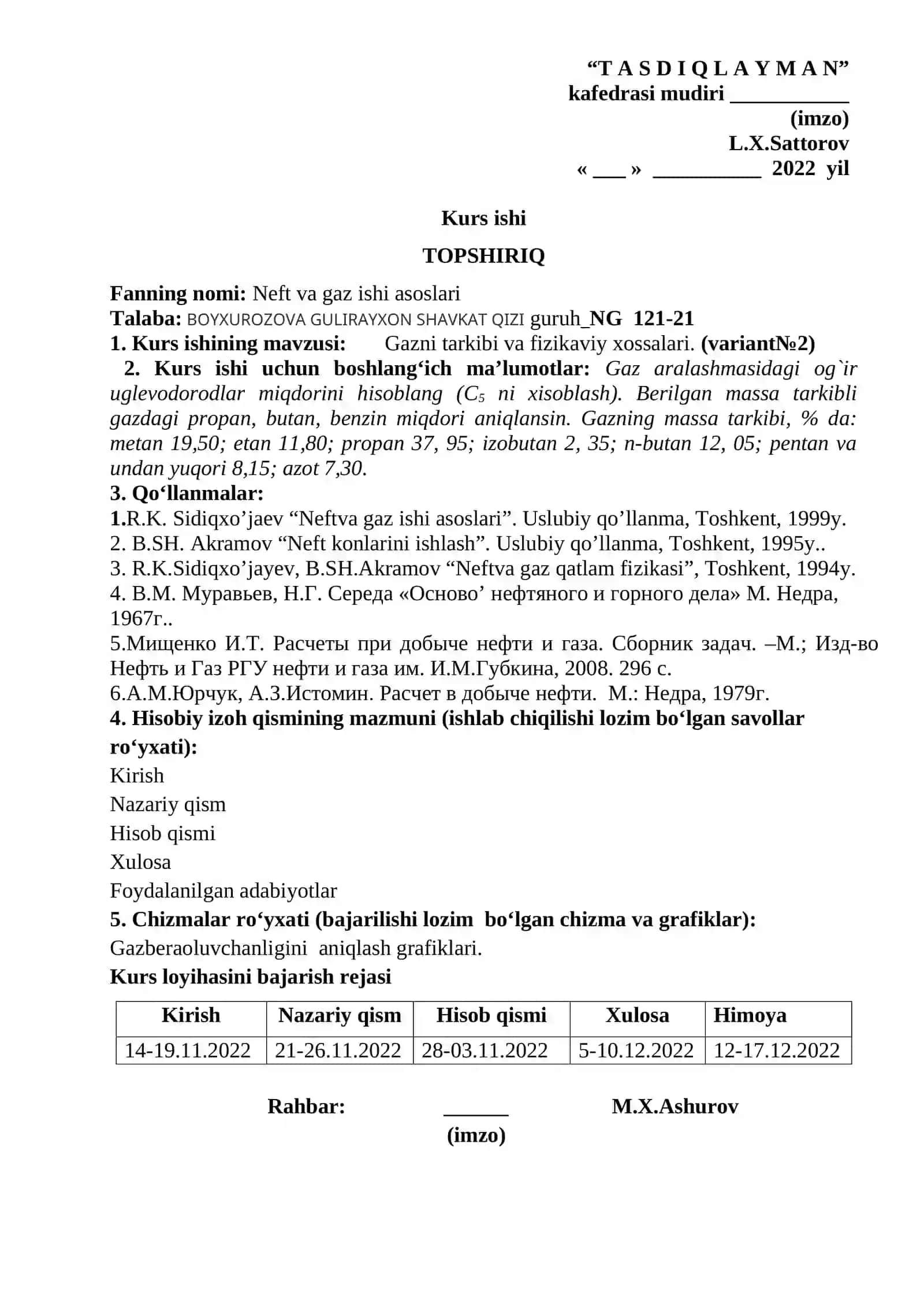 Neft va gaz ishi asoslari 2