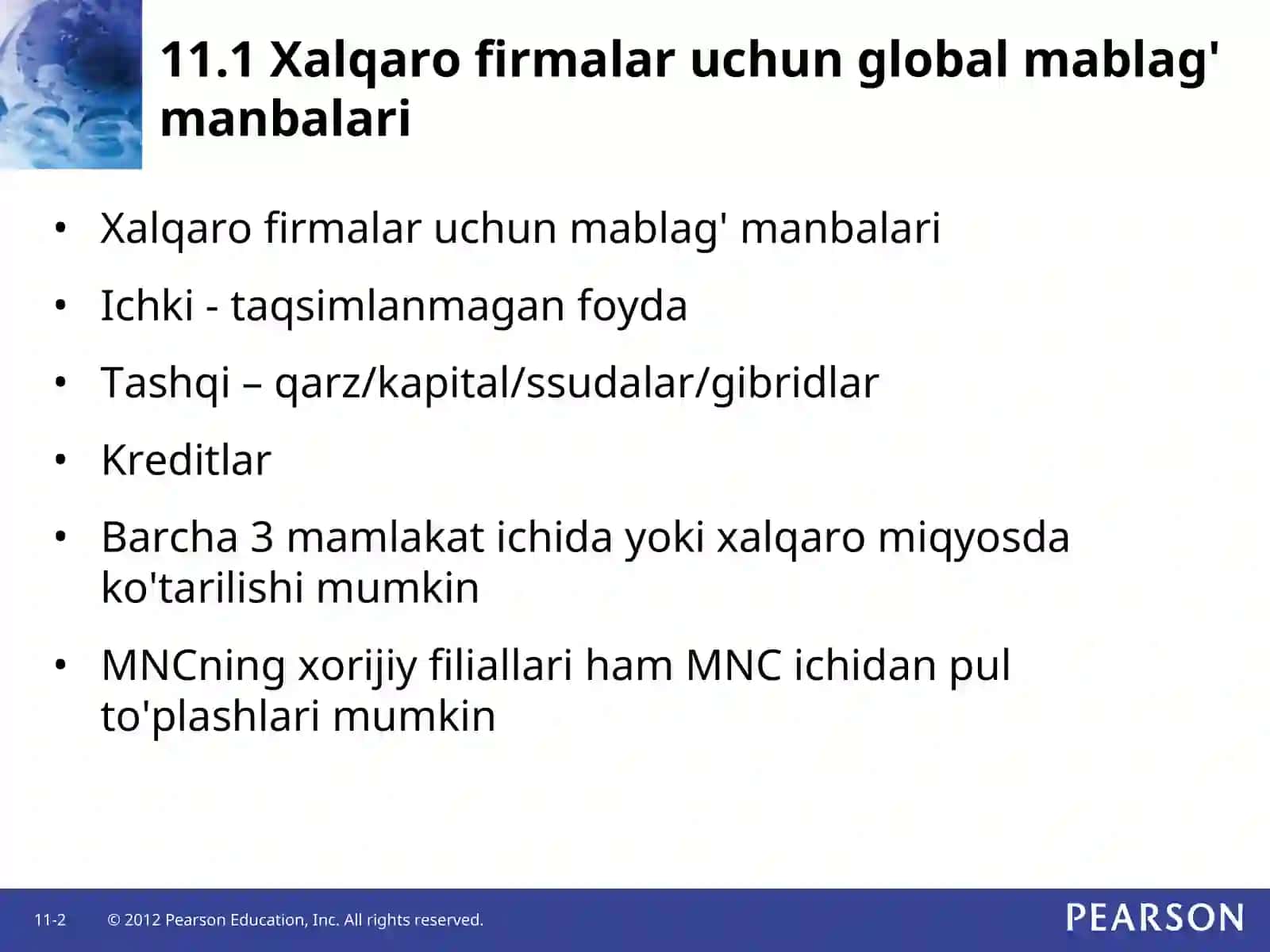 Global obligatsiyalar bozorida qarzlarni jalb qilish va qayta moliyalashtirish 2