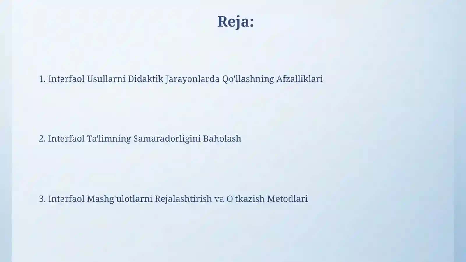 Didaktik jarayonlarda interfaol metodlarni qôllash 2