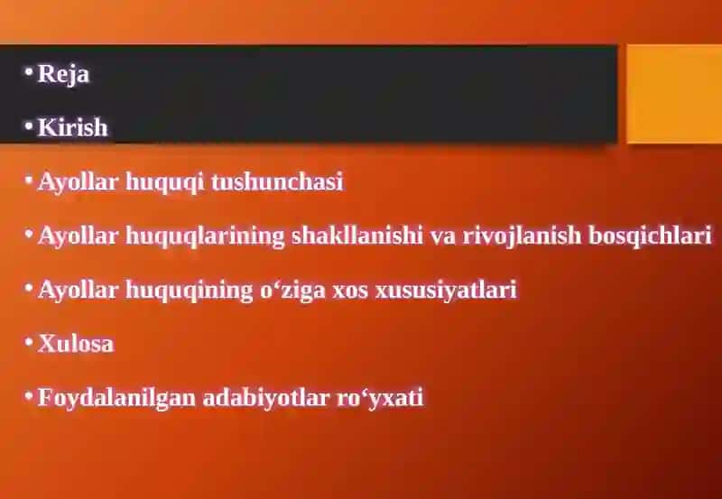AYOLLAR HUQUQI TUSHUNCHASI VA UNING O‘ZIGA XOS XUSUSIYATLARI 2