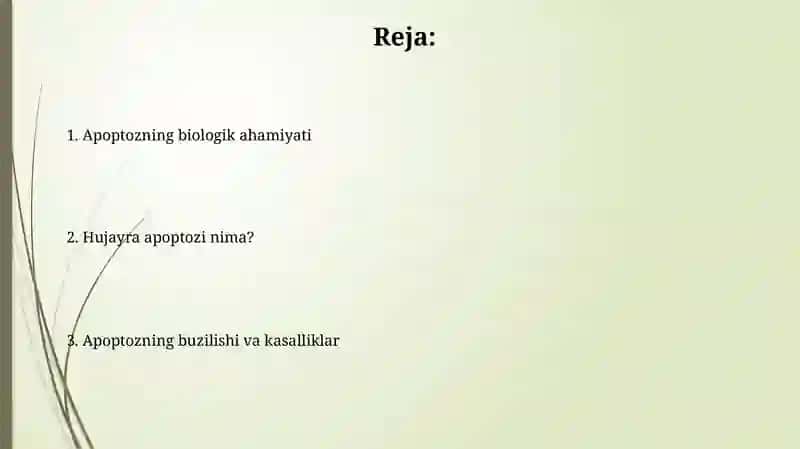 Hujayra oppoptozi va uning giologik ahamiyati 2