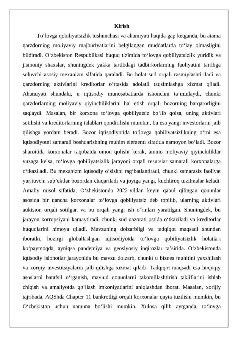 To‘lovga qobilyatsizlikning huquqiy asoslari 2
