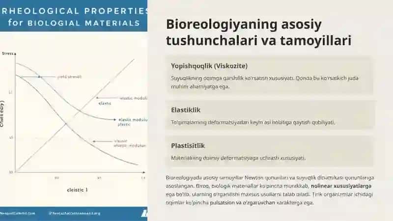 Bioreologiya tirik organizmlarning oqim xususiyatlarini o’rganuvchi fan 2