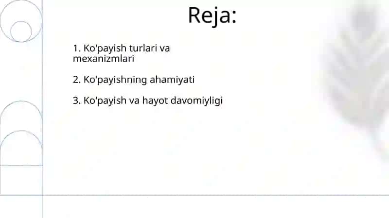Reproduktsiyaning ahamiyati 2