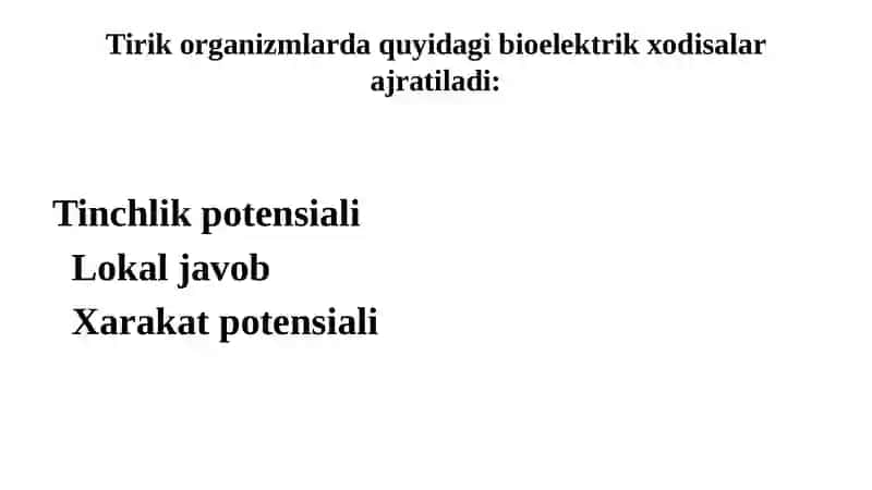 Nerv tolalari va sinapslar fiziologiyasi. Muskullar fiziologiyasi. 2