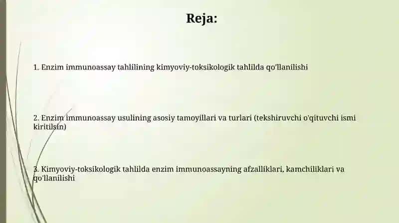 Kimyo-toksikologik tahlil usullari 2