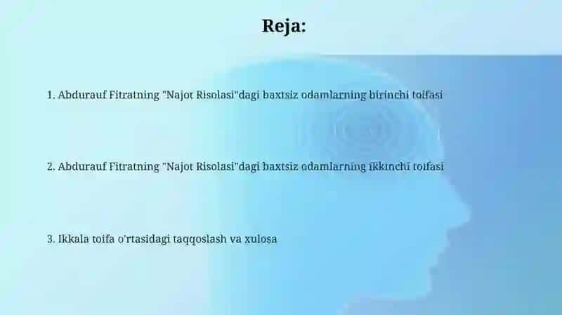 Abdurauf Fitratning Najot Risolasi 2