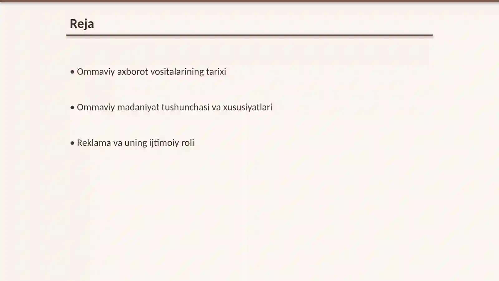 Ommaviy axborot vositalari ommaviy madaniyat va reklama 2