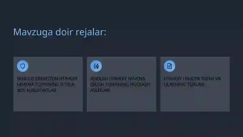 Ijtimoiy himoya tizimining ijtimoiy xavfsizlikdagi roli va tahliliy yondashuvlar 2