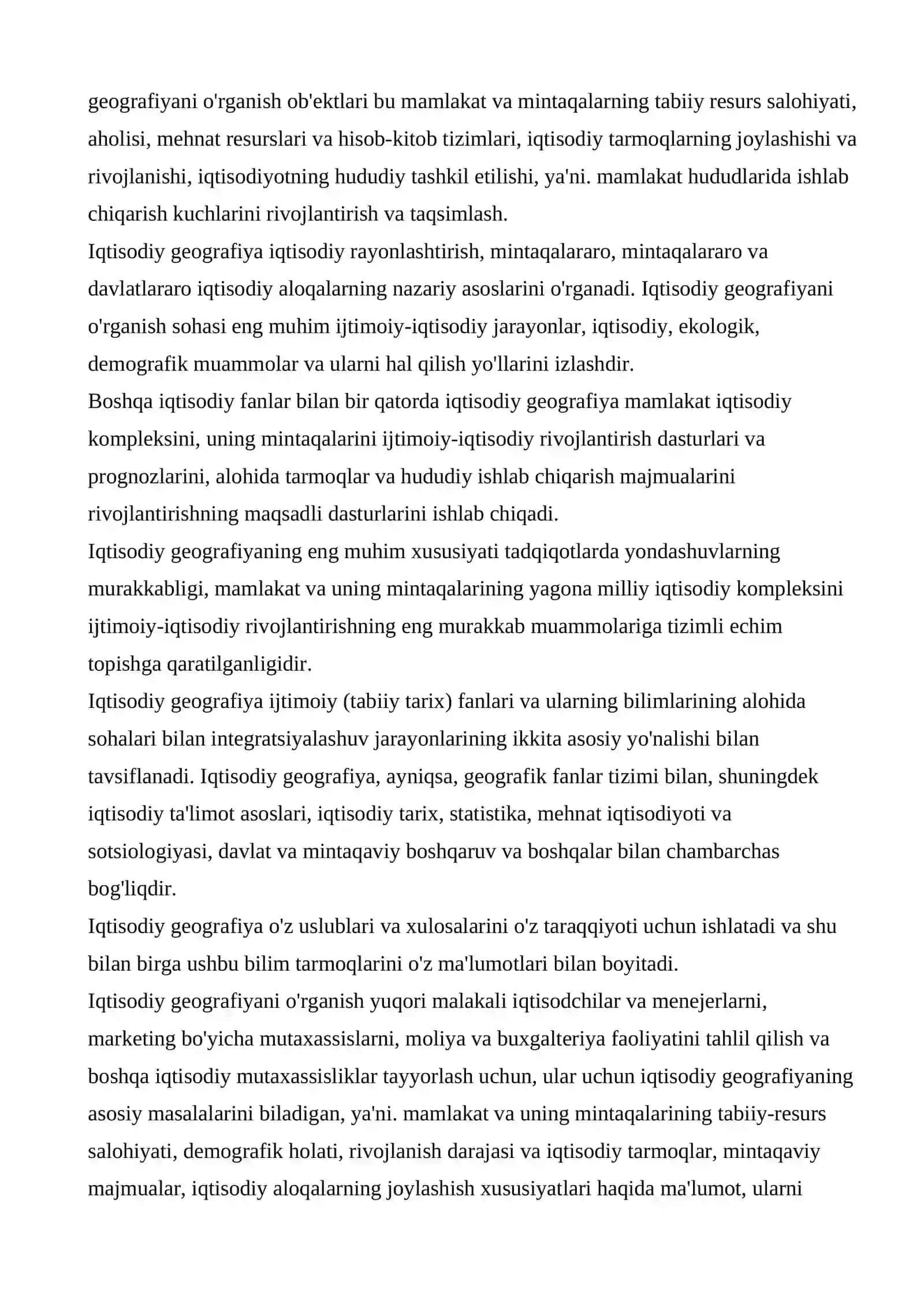 Tojikiston Respublikasi geografiyasi va uning demografik asoslari kursi 2