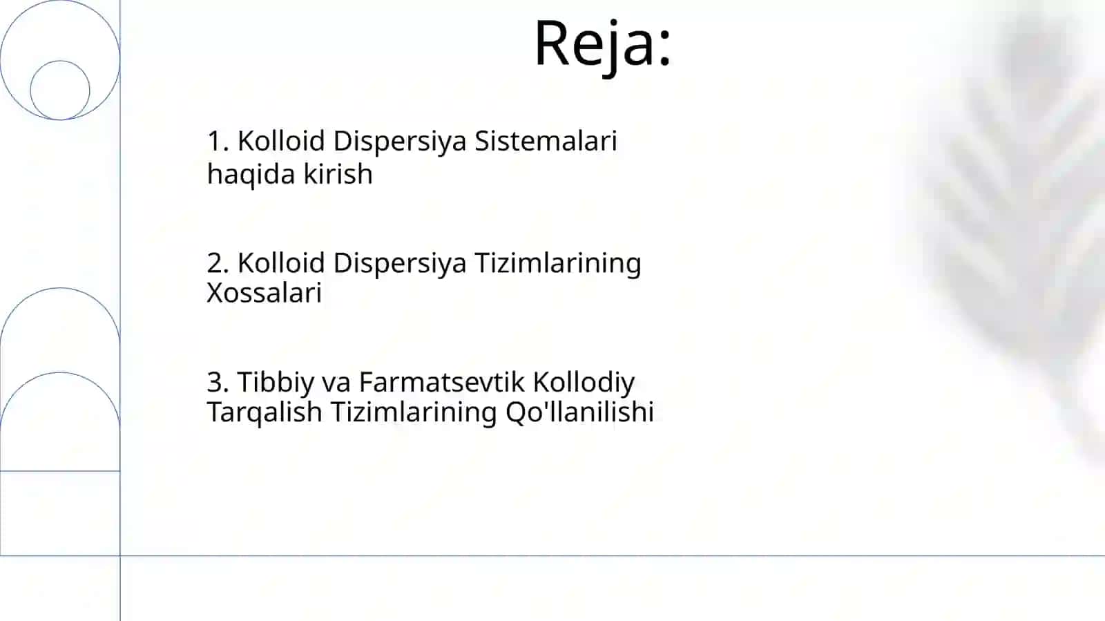 Dagʻal-dispers sistemalarning xossalari va ularni tibbiyot va farmakologiyada ishlatilishi 2