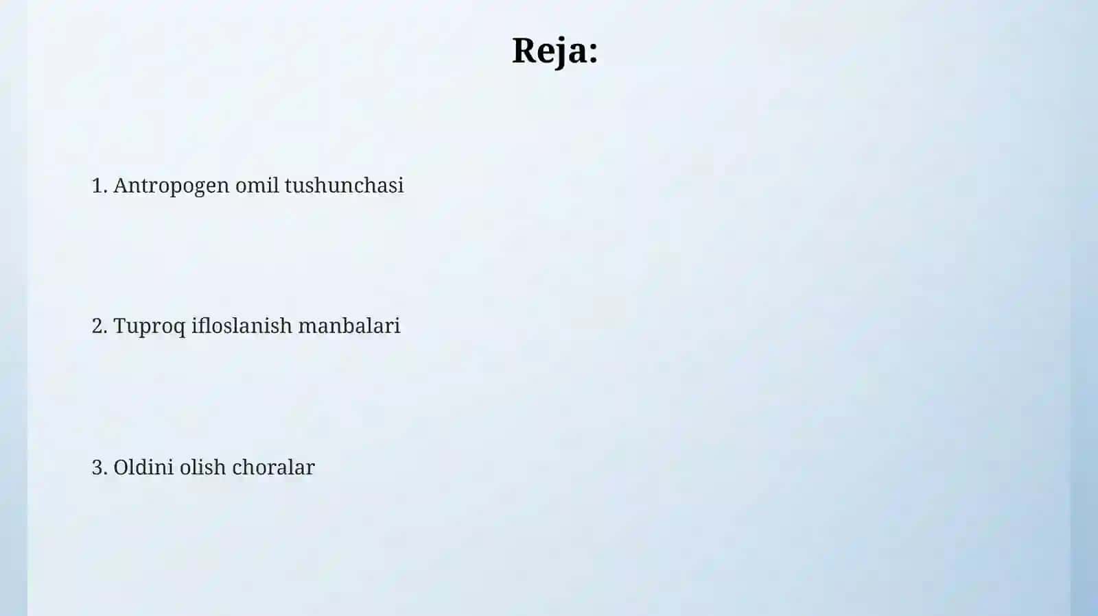 Hududlarda Tuproq Ifloslanishiga Antropogenomilning Ta'siri 2