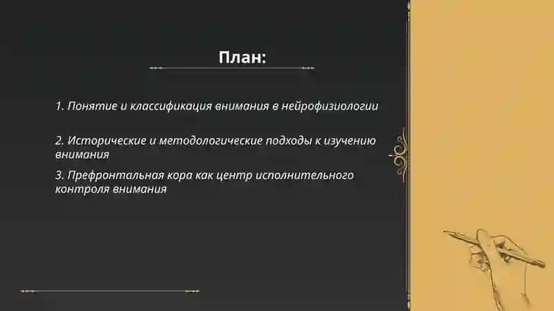 Нейрофизиологические основы внимания 2