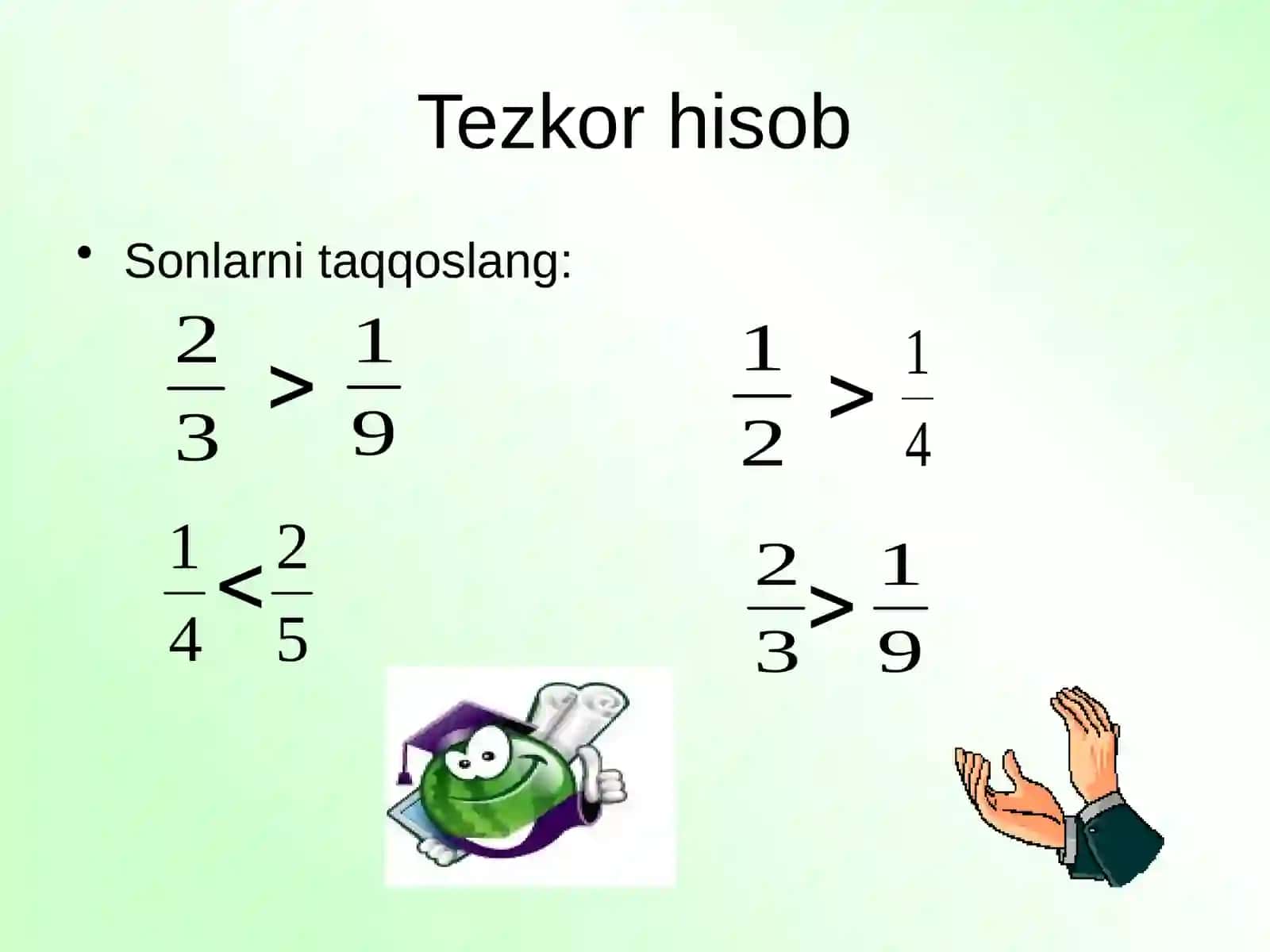 KASRLARGA OID MISOLLAR YECHISH 2