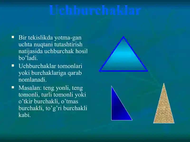 Geometrik shakllar 2