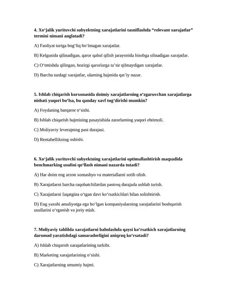 Xo‘jalik yurituvchi subyektlar xarajatlari 2