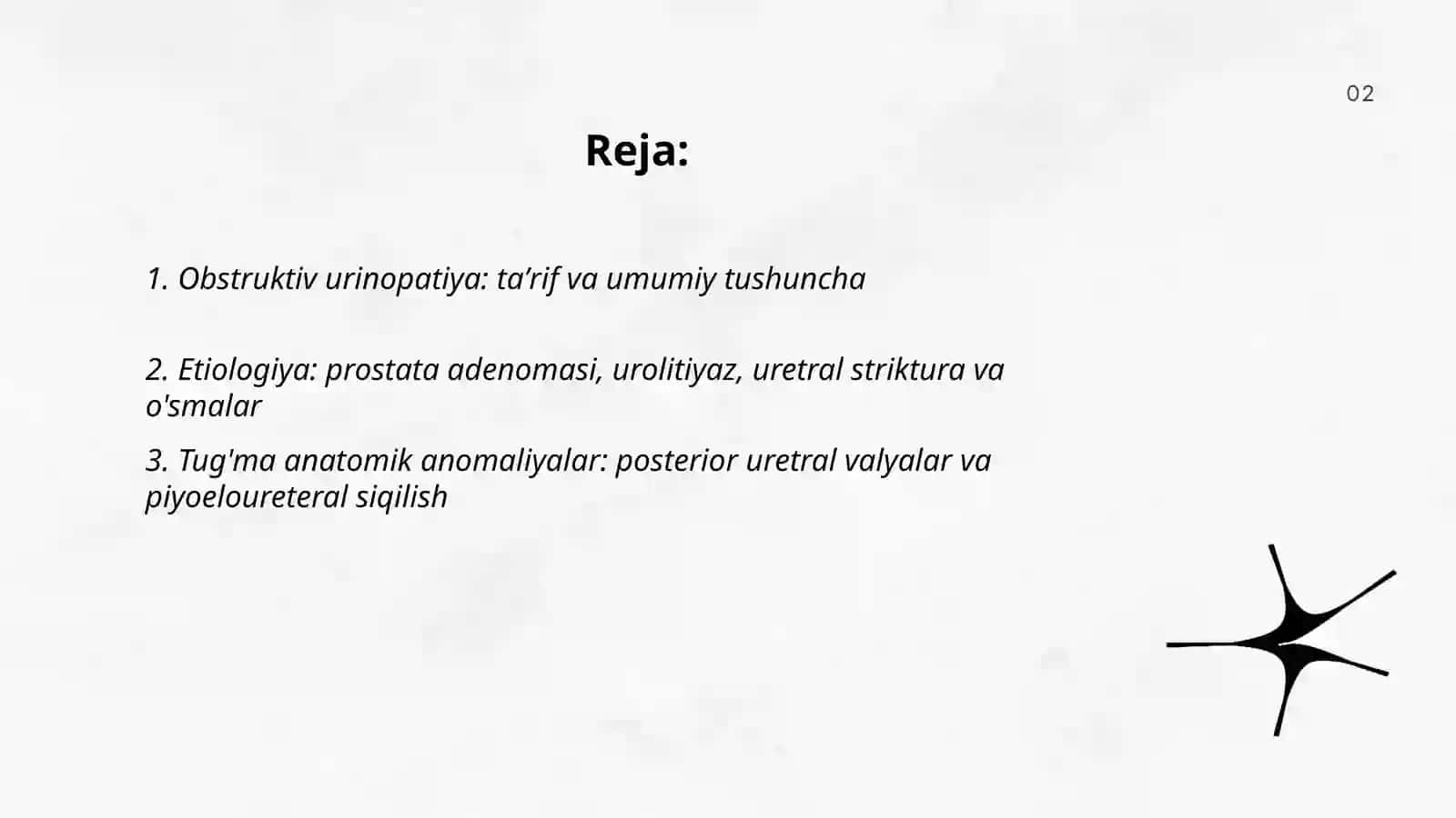 Obstruktiv urinopatiya 2