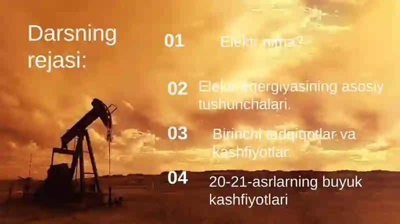 Elektrning paydo bo`lishi. 2