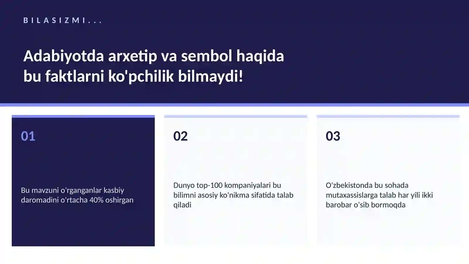 Adabiyotda arxetip va sembol 2