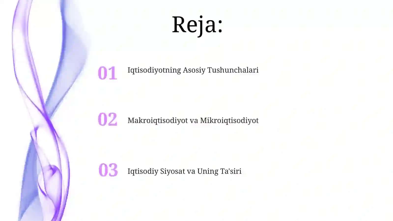 Iqtisodiyotning Asosiy Tushunchalari 2