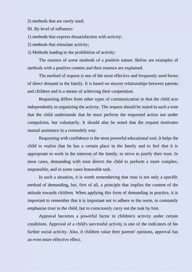 THE IMPORTANCE OF EDUCATIONAL METHODS AND MEANS IN RAISING CHILDREN IN THE FAMILY 2