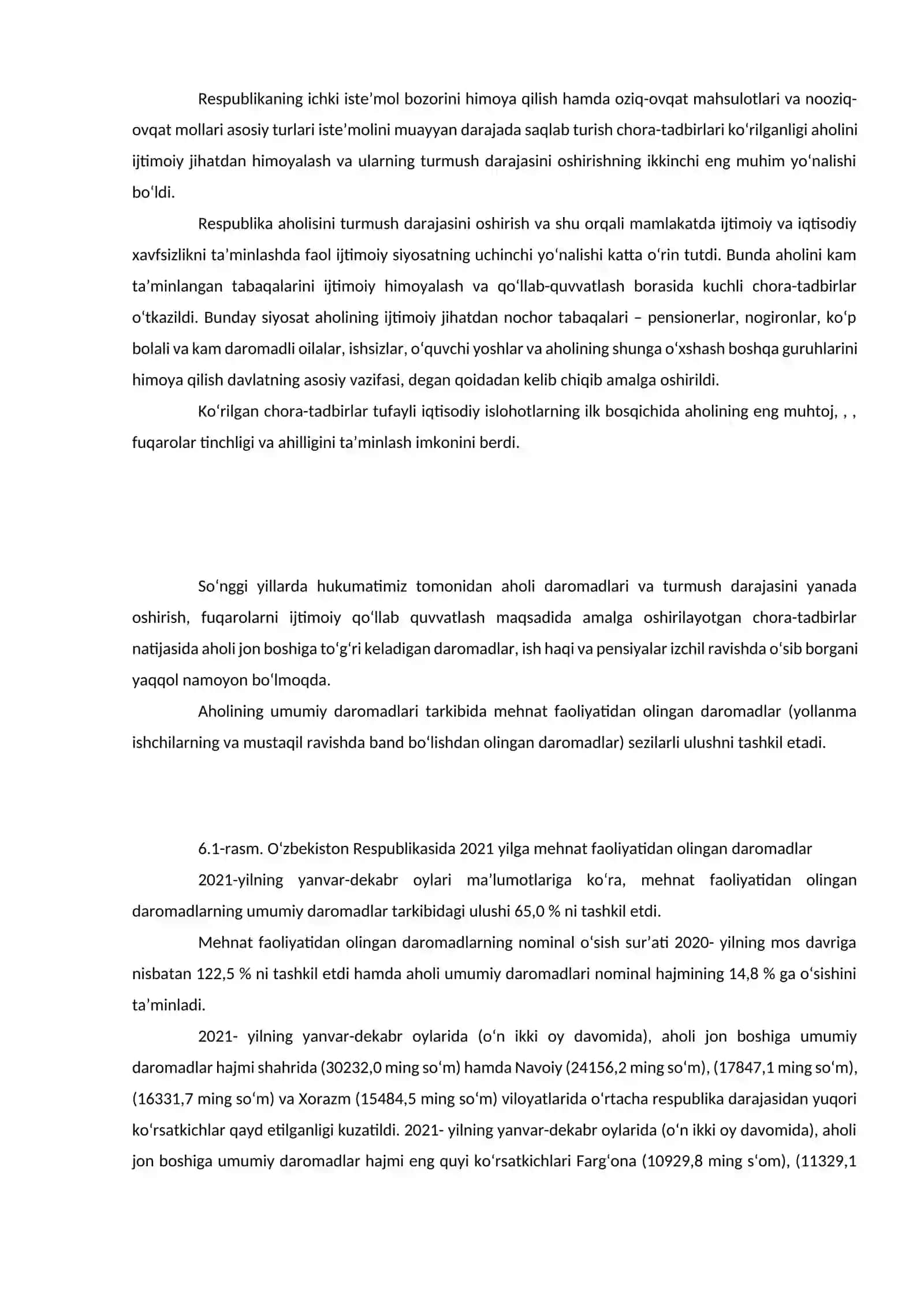 AHOLI TURMUSH DARAJASI IQTISODIY XAVFSIZLIKNING IJTIMOIY INDIKATORI SIFATIDA 2