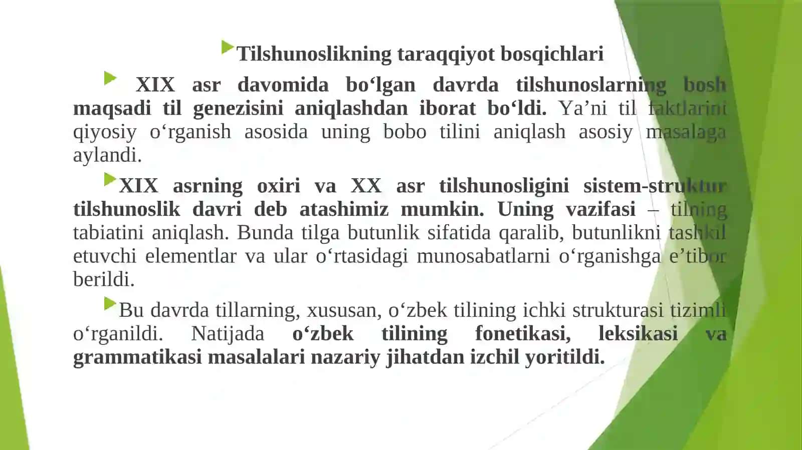 Sotsiolingvistika kursi predmeti, vazifalari, fanning vujudga kelishi va rivojlanishi 2