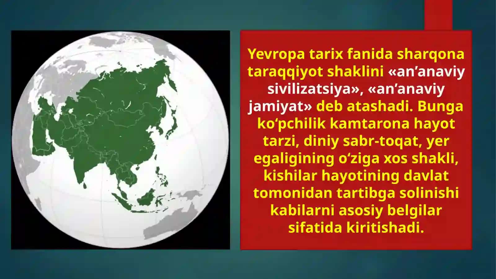 XVI–XVIII ASRLARDA OSIYO MAMLAKATLARIRIVOJLANISHINING ASOSIY XUSUSIYATLARI 2