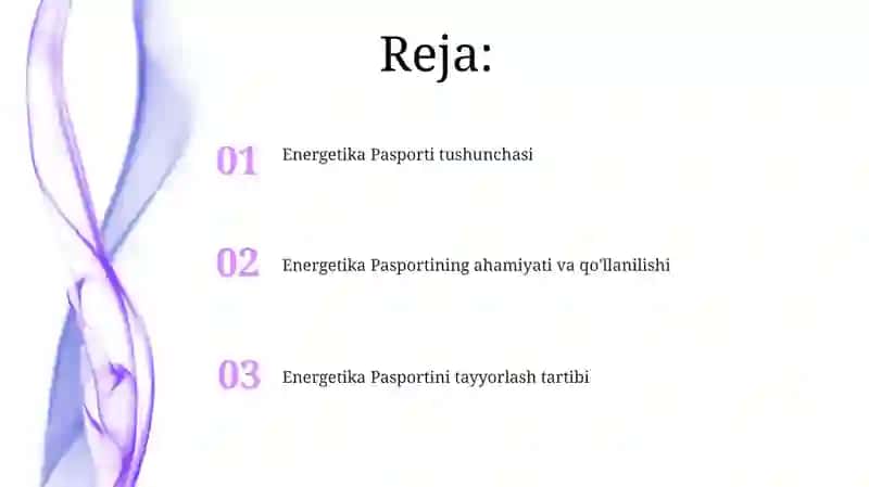 Bino energetik pasporti va uning tayyorlanish tartibi 2