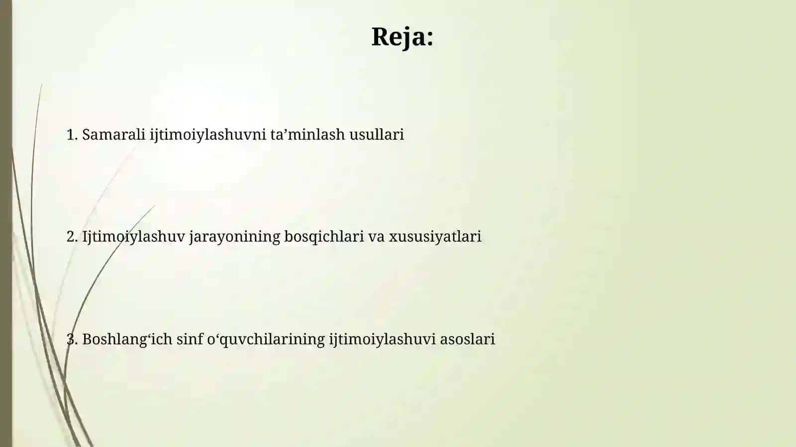 Boshlangʻich sinf oʻquvchilarining ijtimoiylashtirish asoslari 2